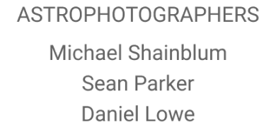 Astrophotographers