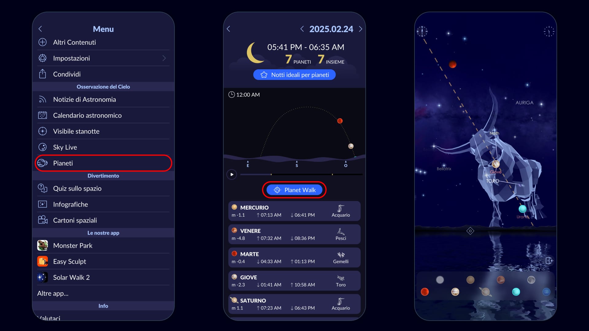 Planet Walk in Star Walk 2