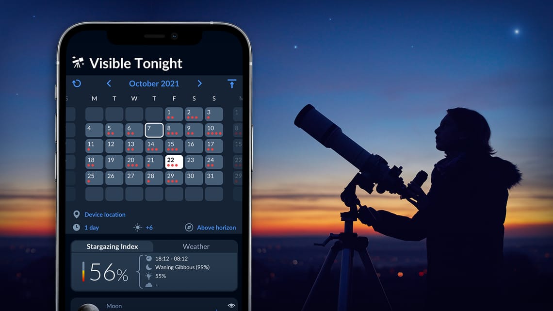 Night Sky Tonight From My Location — Stargazing App Visible