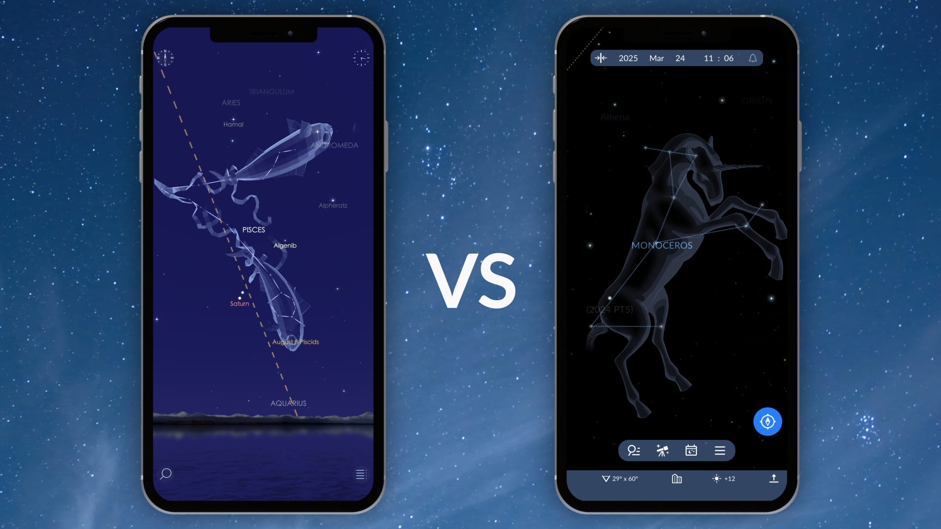 Sky Tonight vs Star Walk 2
