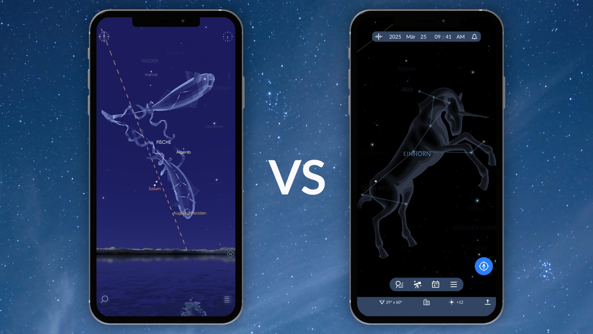 Sky Tonight vs Star Walk 2
