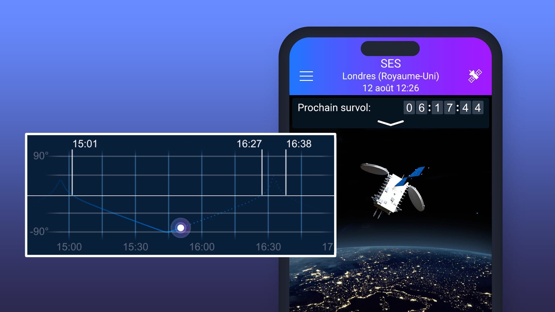 Satellite Tracker product feature 2