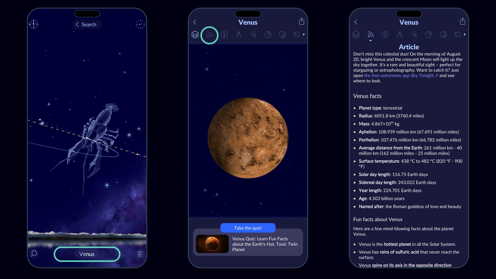 Star Walk 2: Info Card Update