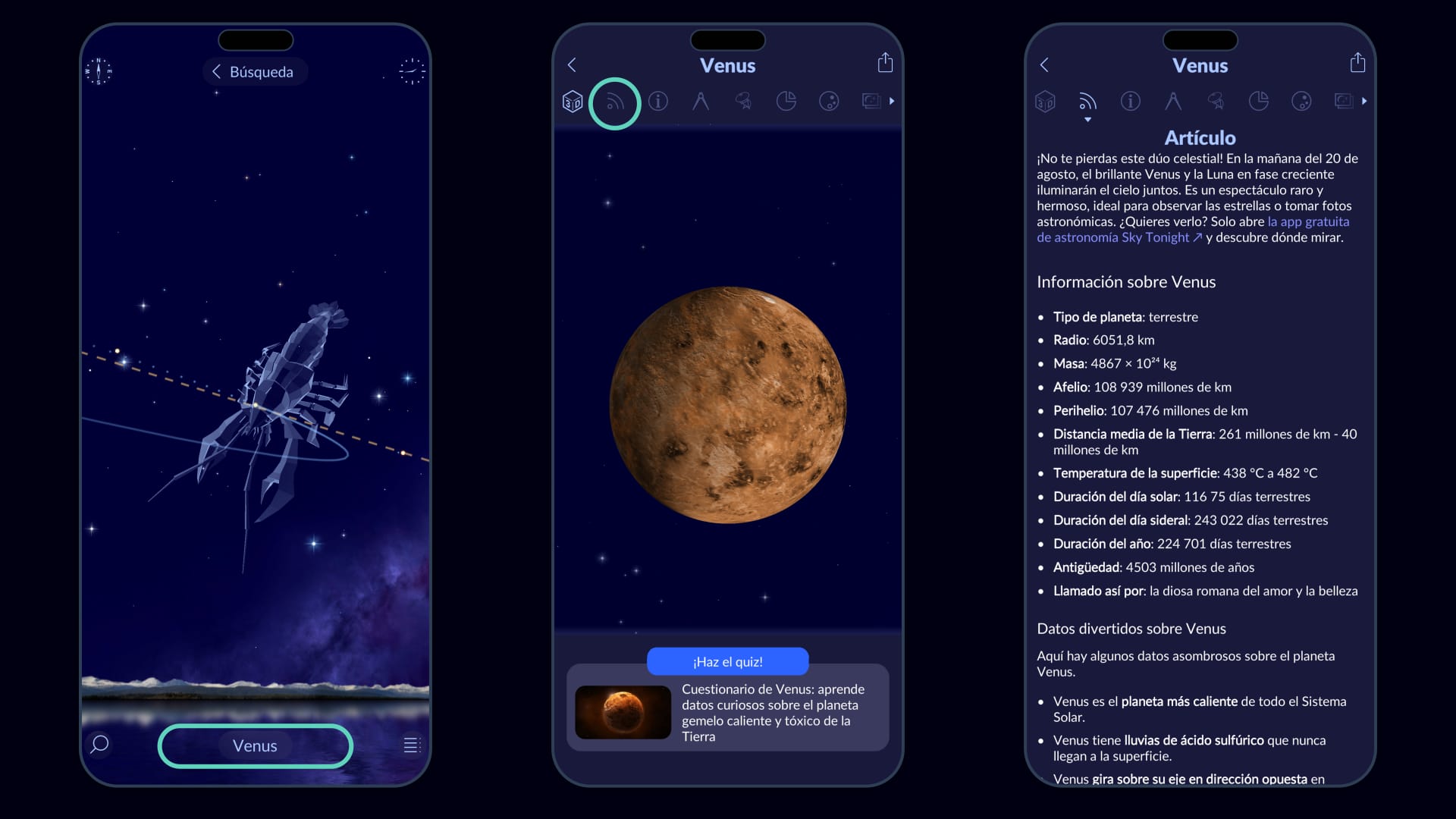 Star Walk 2: Info Card Update