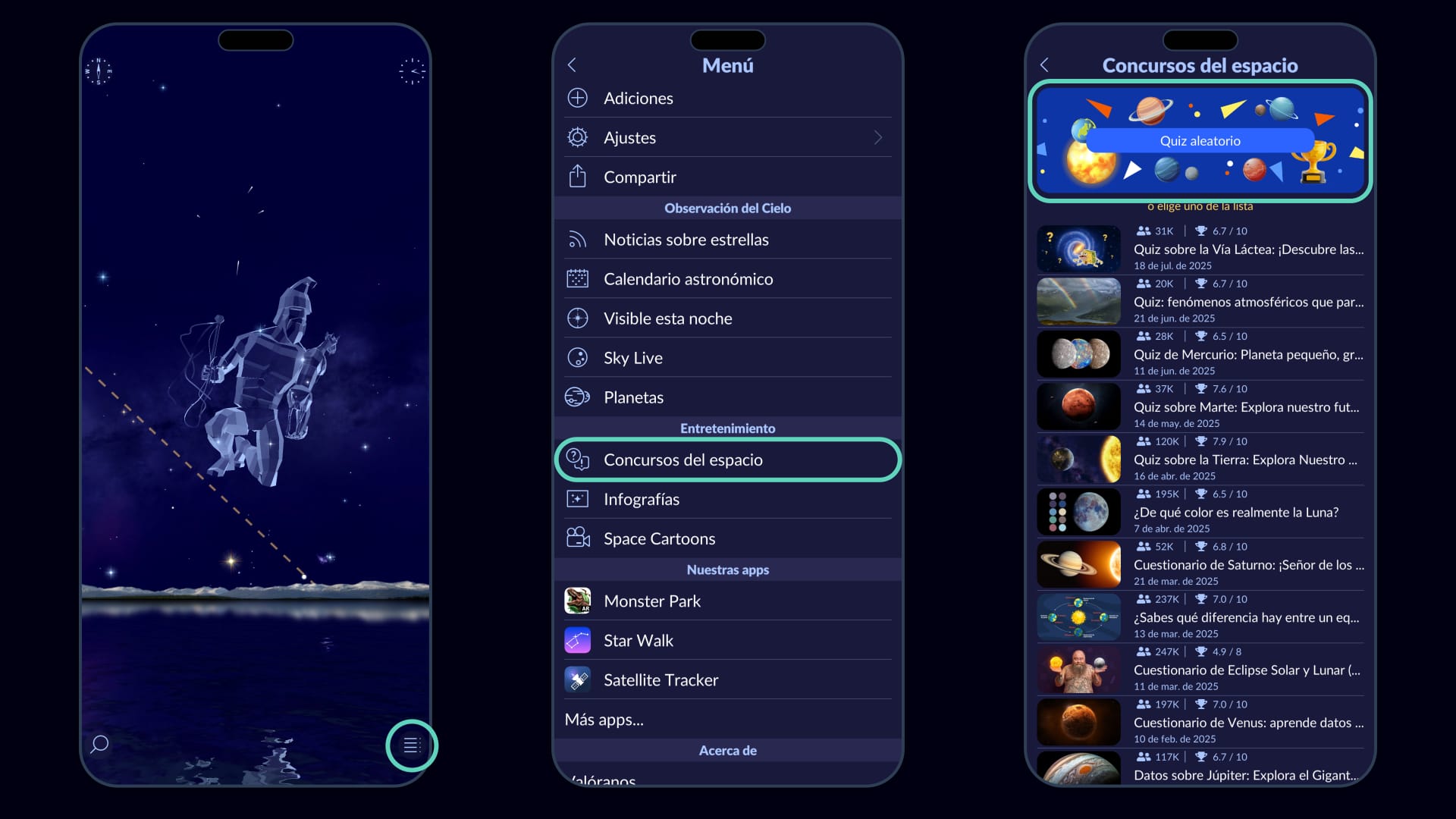 Star Walk 2 Update: Quizzes
