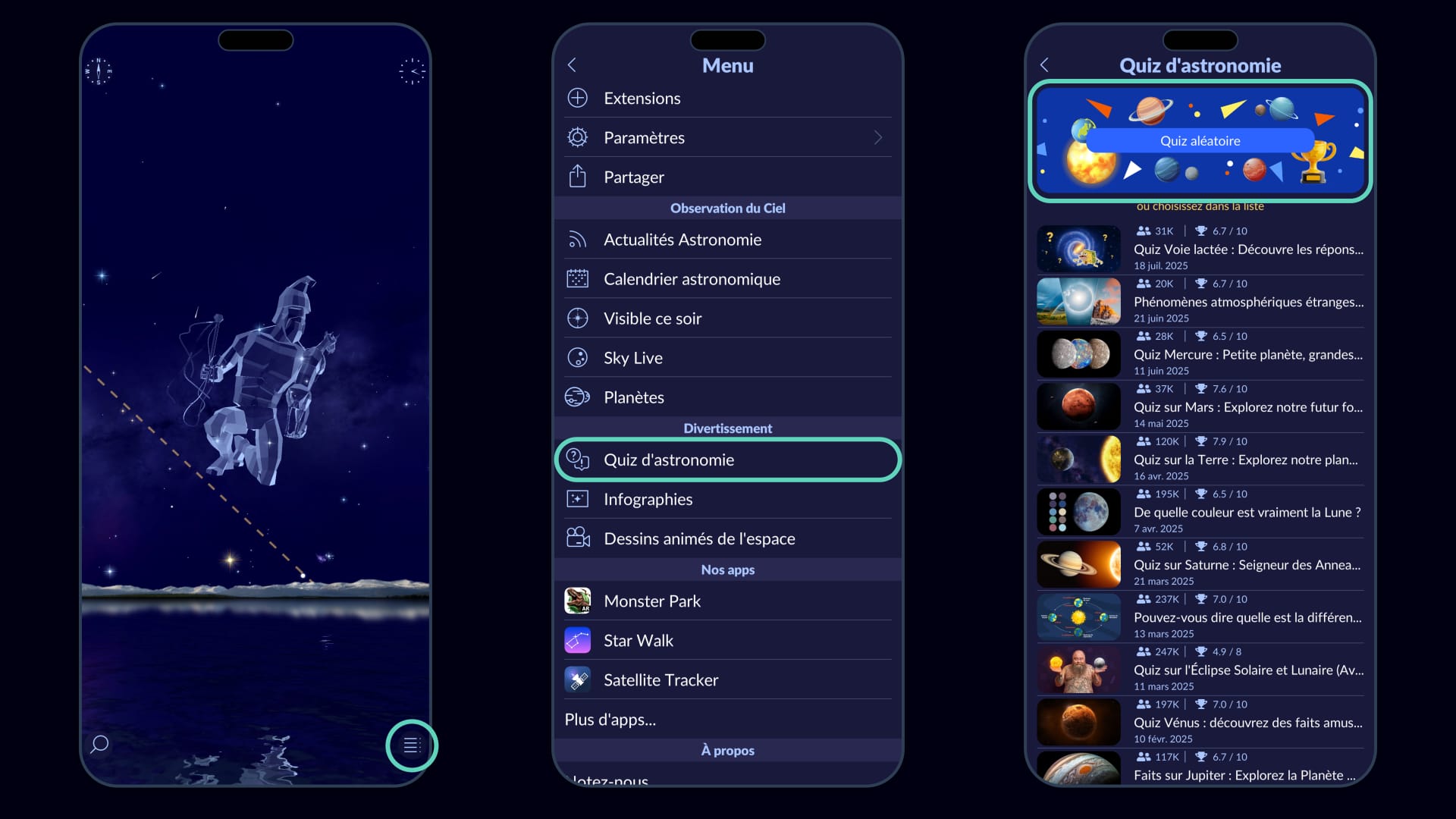 Star Walk 2 Update: Quizzes