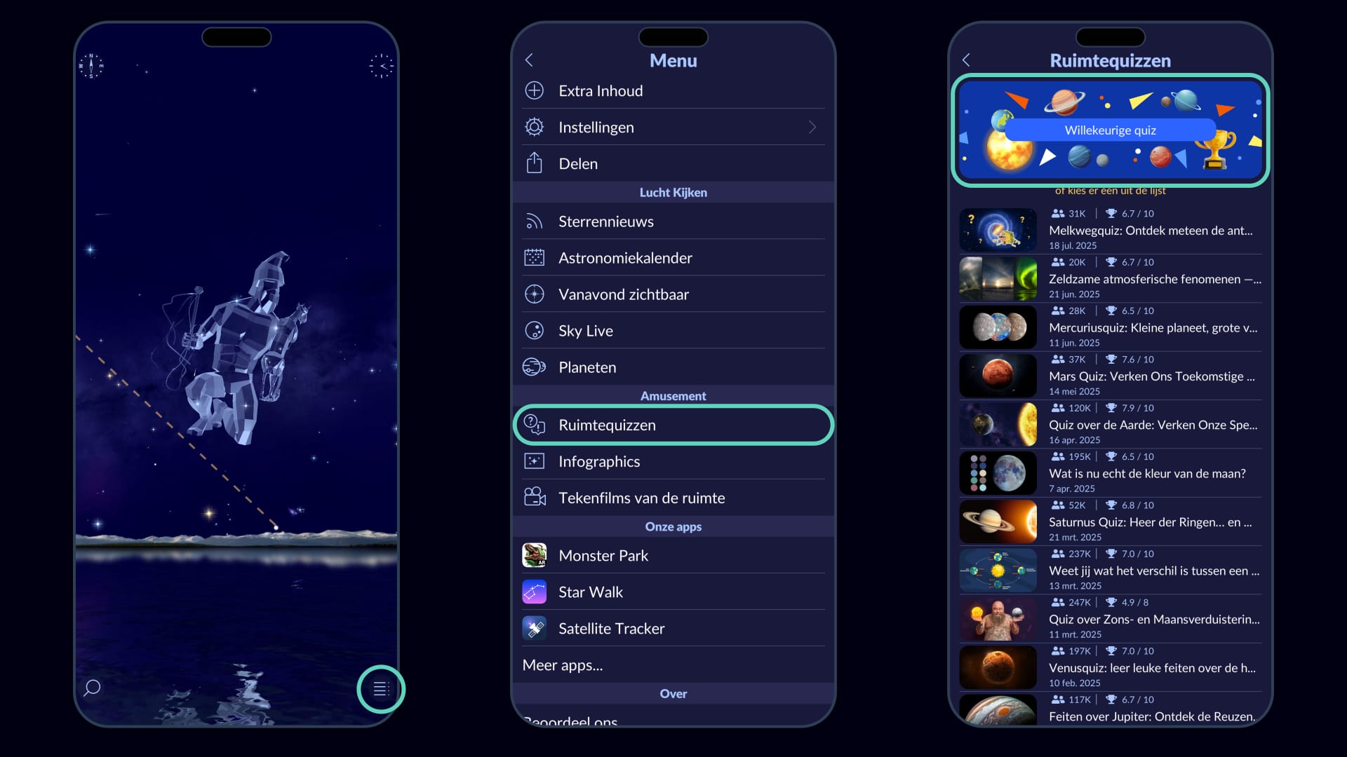 Star Walk 2 Update: Quizzes