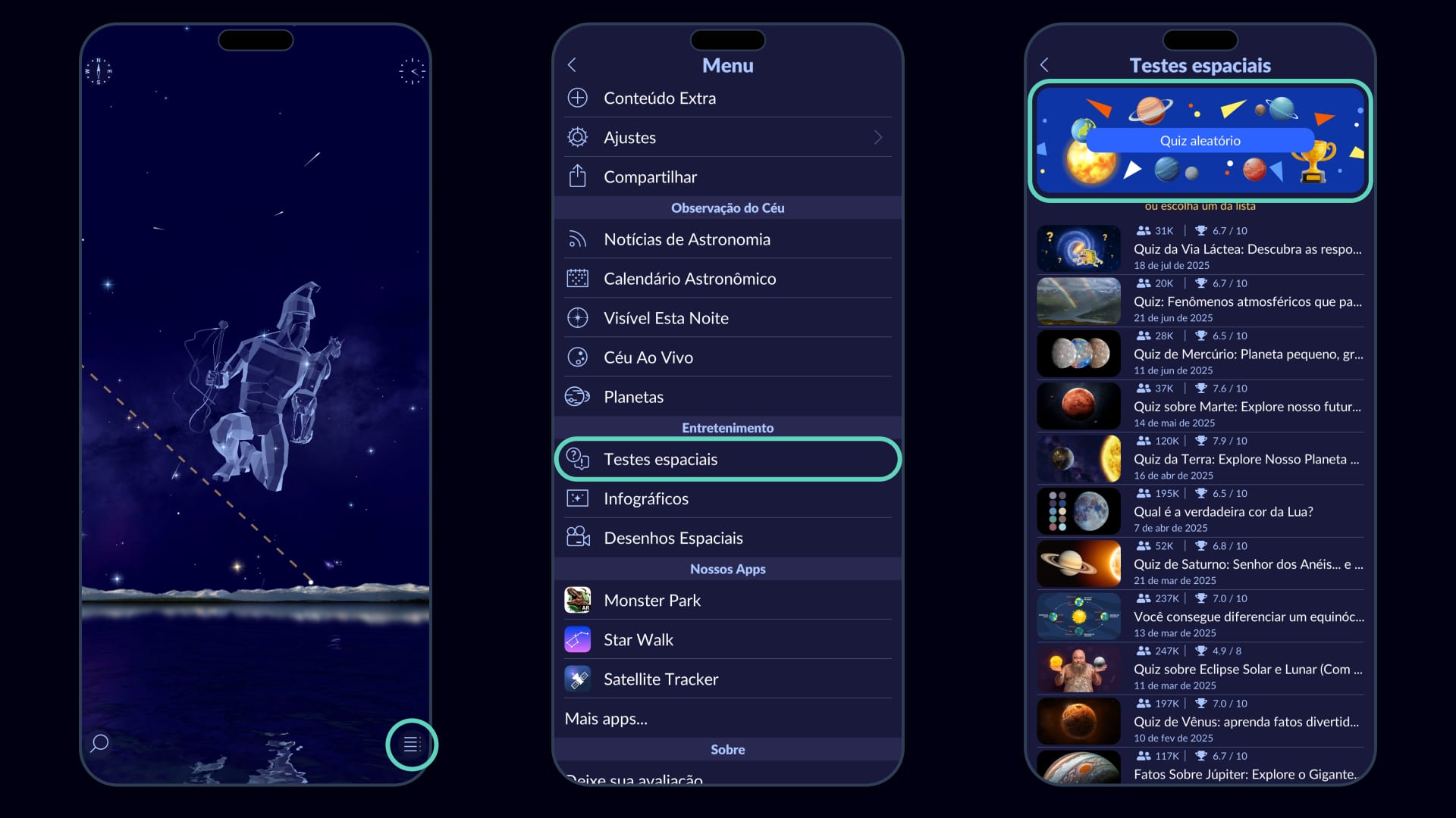 Star Walk 2 Update: Quizzes